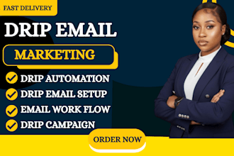 create ecommerce email automation segmentation and drip campaign