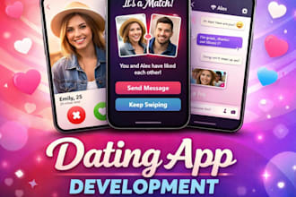 build custom dating app like tinder, bumble, online dating app, social chat app