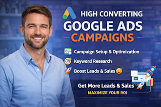 setup and manage highly profitable google ads ga4 PPC adword campaign audit sem