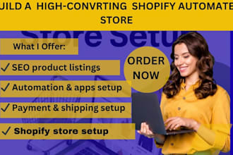 build shopify redesign automated website  pod store design dropshipping workflow