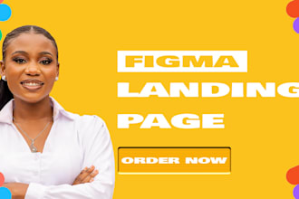 design a fully responsive landing page design or one page website