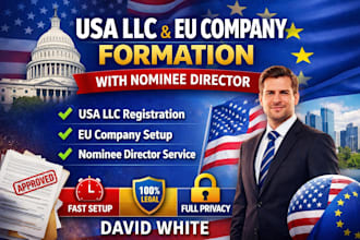 register USA llc or eu company with nominee director