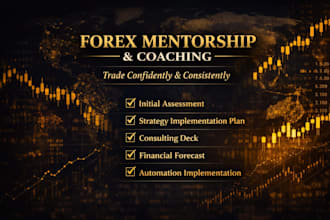 provide forex mentorship and coach you to trade confidently and consistently