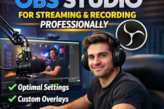 setup obs studio for streaming and recording professionally
