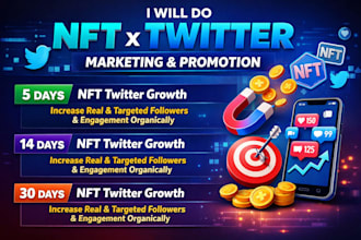 do nft x twitter marketing and promotion for organic growth