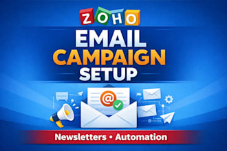 set up zoho email campaigns and newsletter automation