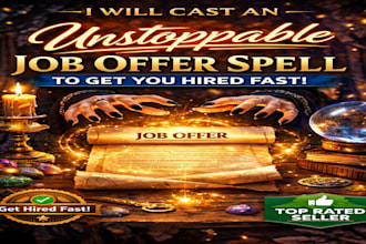 cast unstoppable job offer spell to get you hired fast