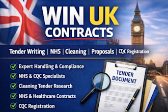handle uk tender healthcare tender cleaning tender construction tender bid cqc
