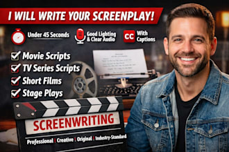 write screenplay movie script writing screenwriting scriptwriting film script