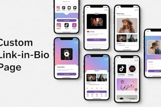 setup design link in bio pages on linktree koji beacons bio site taplink luma