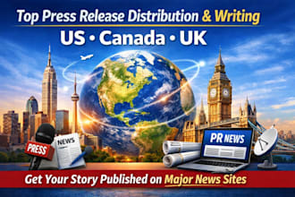 do top press release distribution, press release writing, US, canada, UK