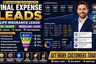 generate high intent final expense leads life insurance leads iul medicare leads