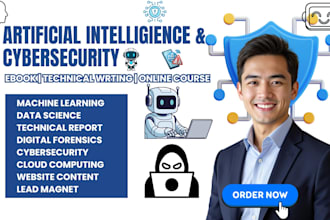 write artificial intelligence, cybersecurity, machine learning, robotics ebook