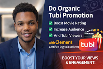 do organic tubi promotion,boost movie rating, increase audience and tubi viewers