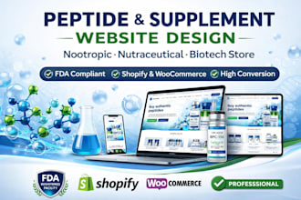 create peptide website supplement website nutraceutical store nootropic store