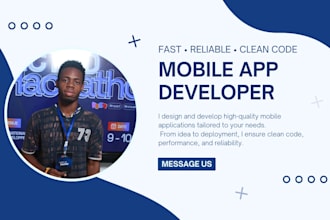 build a complete mobile app with backend and design