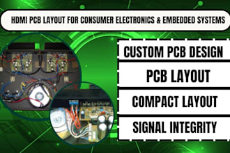 design professional hdmi pcb layout for consumer electronics andembedded systems
