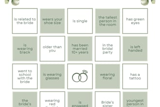 design printable aesthetic bridal shower games bundle