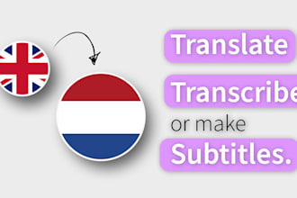 transcribe, make subtitles, translate your video or movie