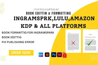 format for ingramspark ebook, amazon kdp ingramspark book, paperback formatting