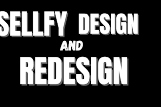 design and redesign your sellfy store