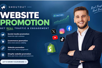 promote shoutout share website link to 250m USA UK ca twitter, fb ig yt audience
