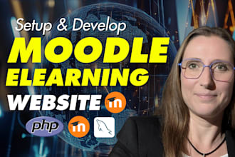 develop, setup gdpr moodle lms elearning website for online learning and courses