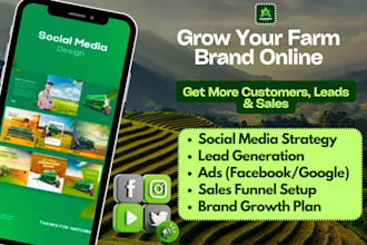 build a full digital marketing strategy for farm brands and agribusiness growth