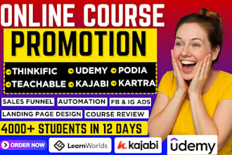 udemy course promotion, udemy course review and udemy online course marketing