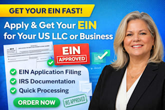 apply and get your ein for your US llc or business
