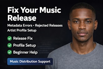 manage your music release and fix distribution issues