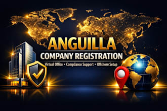 do anguilla company registration with registered office and agent
