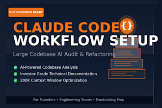 setup claude code workflow large codebase ai assisted development codebase audit