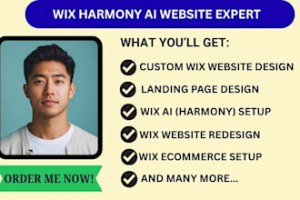 do wix harmony ai website design wix ai redesign wix website seo optimization