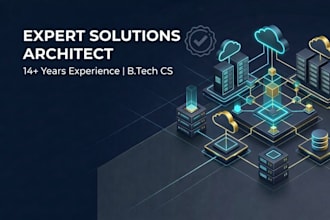 be your full stack and cloud solutions architect