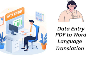 do fast and accurate data entry, copy paste and PDF to word
