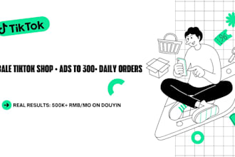 setup tiktok shop, manage tiktok ads and scale with kols