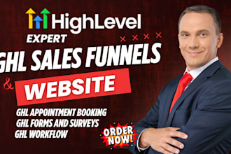 ghl sales funnel ghl website ghl appointment  booking ghl forms and survey