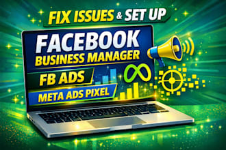 fix issues set facebook business manager, fb ads meta ads pixel