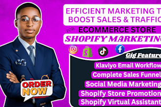 boost shopify sales with shopify ads marketing, and sales funnel