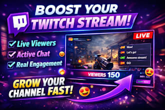 rank your twitch stream with SEO and boost live viewers and chat activity