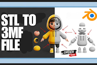 color and convert stl to 3mf for multicolor 3d printing bambu lab