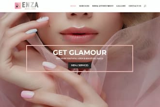 design wix nail technician website piercing studio website tattoo artist website
