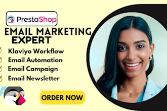 do prestashop email marketing email automation campaign klaviyo work flow