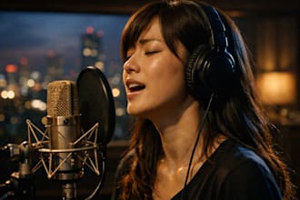 record elite anime ost vocals and cinematic  japanese singing for your original