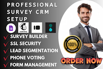 setup survey crm mailchimp surveymonkey jotform typeform nextiva questionpro crm