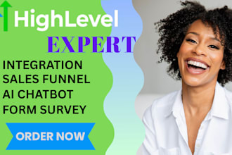 gohighlevel sales funnel integration gohighlevel form survey ghl ai chatbot