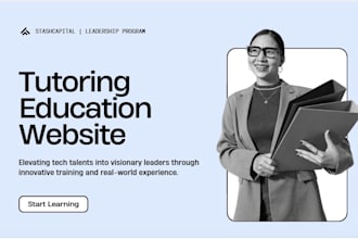fix build squarespace tutor website tutoring website test prep education site