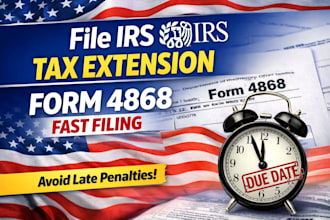file irs tax extension form 4868 fast
