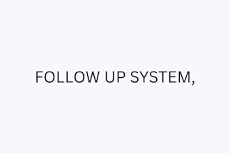 setup follow up system